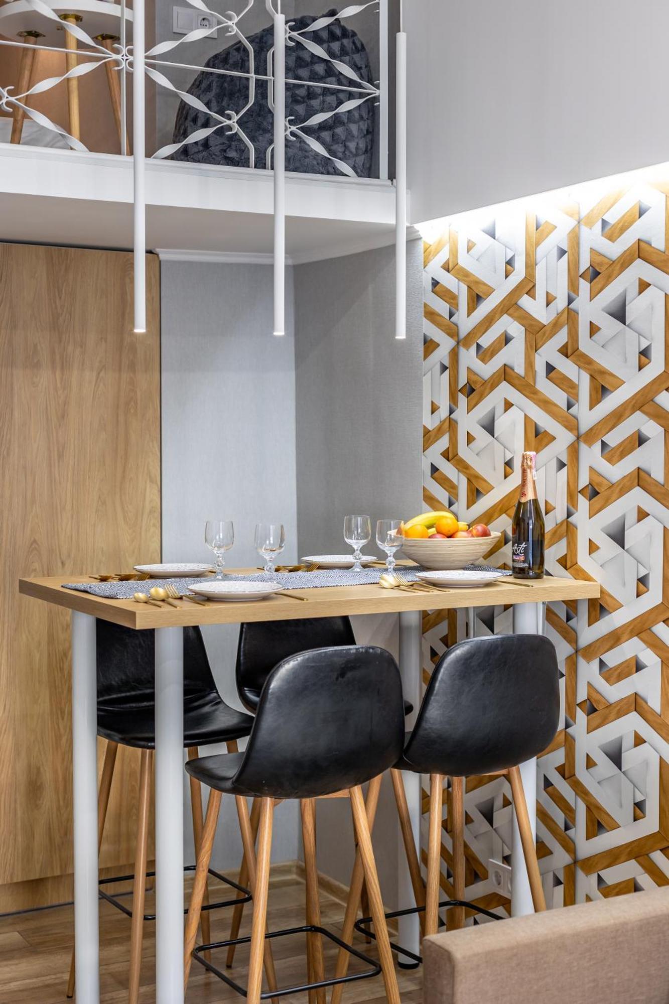 Bv Black And White Apartment Lemberg